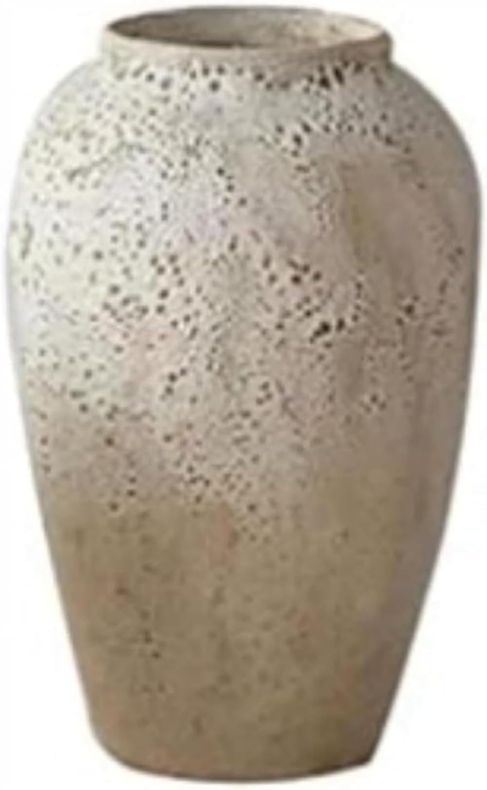 CokBu Japanese Ceramic Vase Yaki Product, White Vase, Indoor Movement, Opening Celebration, Grandparent's Day, Mother's Day Gift, Decoration Display (Medium Size) : Home & Kitchen