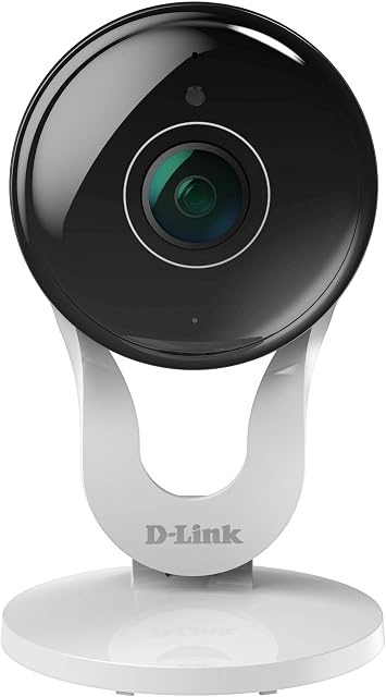 D-Link DCS-8300LH mydlink Full HD kamera do monitoringu Wi-Fi (Alexa, Google i IFTTT, kąt widzenia 137 stopni, funkcja widzenia w nocy, wykrywanie ruchu i hałasu, zdalny dostęp za pomocą aplikacji)