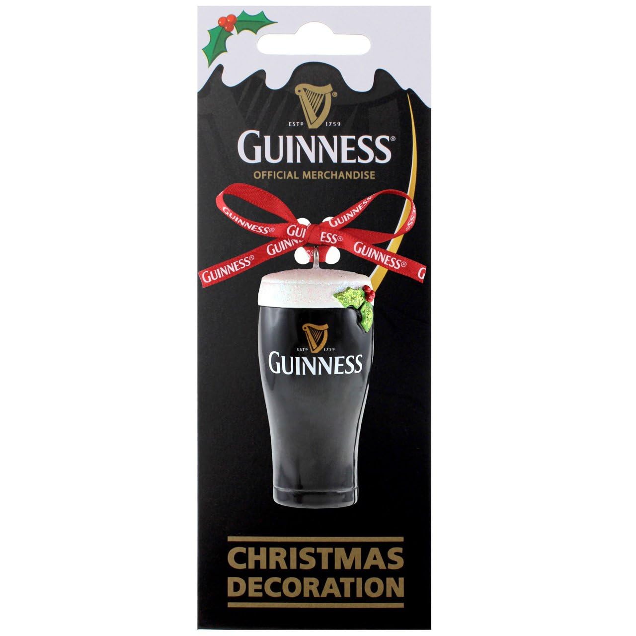 GuinnessChristmas Tree Decoration (Resin Pint)