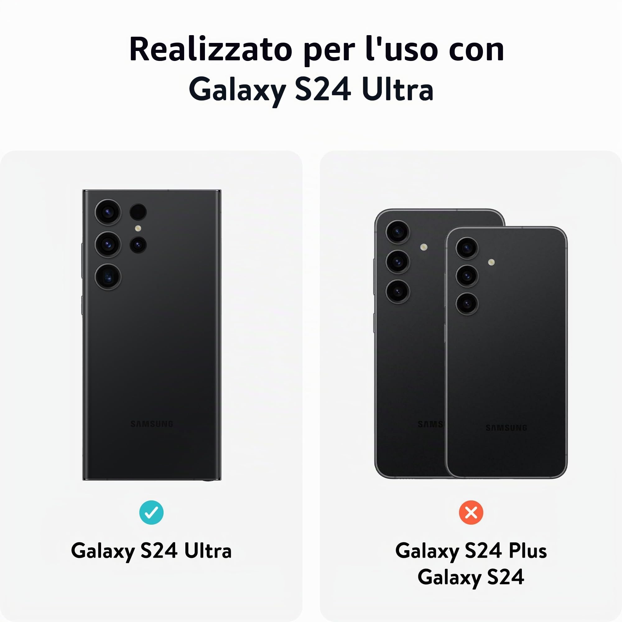 Mous per Samsung Galaxy S24 Ultra Cover Compatibile con MagSafe, Limitless Fibra di Carbonio - Antiurto