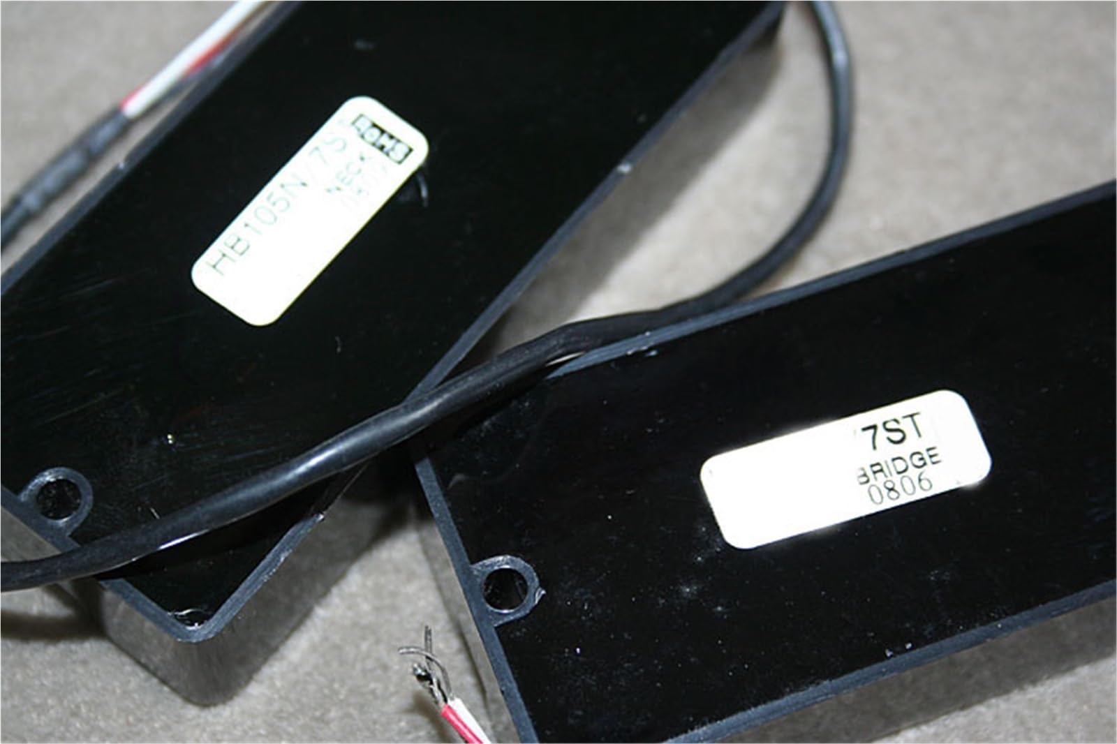 Pickup Chitarra Elettrica Pickup Pickup attivo per chitarra elettrica heavy metal a 7 corde Nero