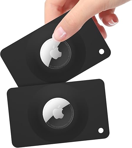 Miniatura 9 de COOLQO Paquete de 4 llaveros impermeables IPX8 para AirTag protección de grado Mil funda de policarbonato con purpurina para Apple AirTag,