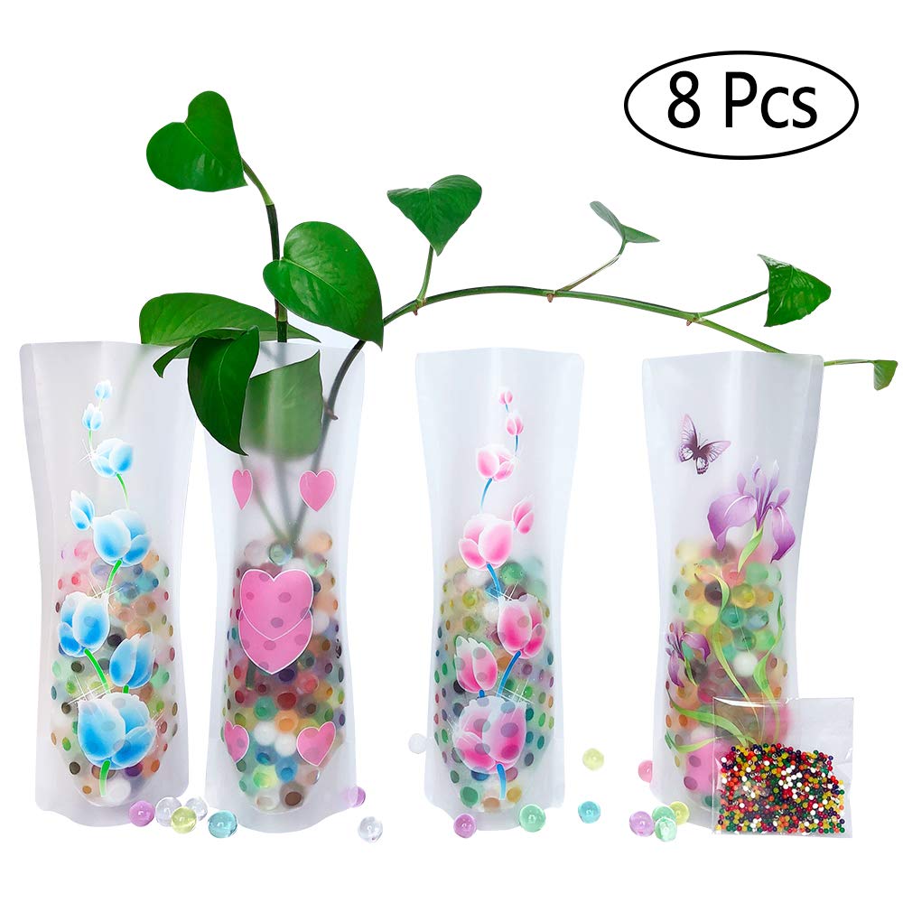 Plastic Foldable Flower Vase 5 Pieces Buy Online In Uae Home