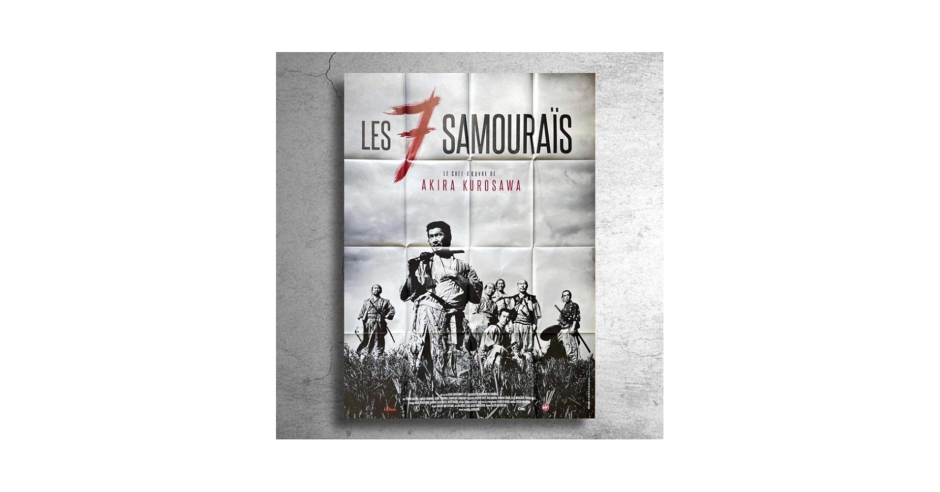七人の侍 海外版 B2ポスター 黒澤明監督 三船敏郎主演 時代劇 七人の侍 海外版 B2ポスター 黒澤明監督 三船敏郎主演 時代劇