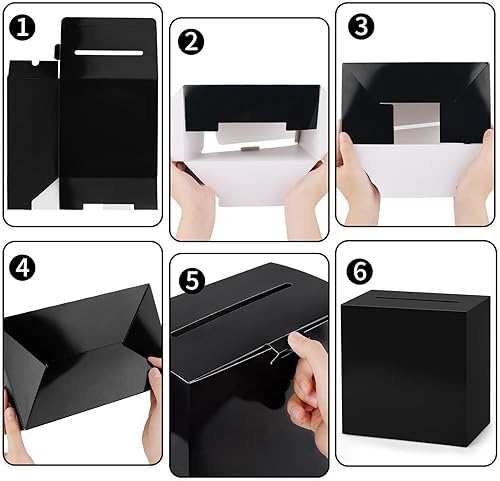 Miniatura 77 de Hxezoc Caja de tarjetas de San Valentín, buzón de cartón para el día de San Valentín para el aula de los niños, día de San Valentín, baby showers