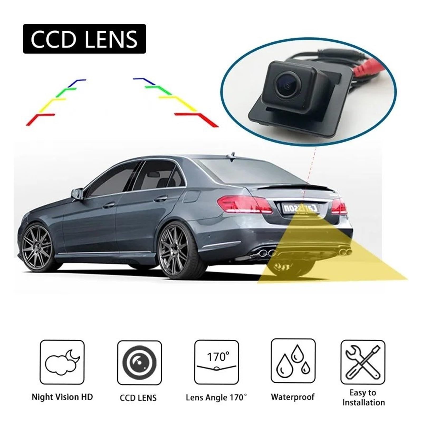 Per Benz Classe S W204 W212 W221 Telecamera Per Retromarcia Per Auto Accessori Per Visione Notturna Telecamera Retromarcia