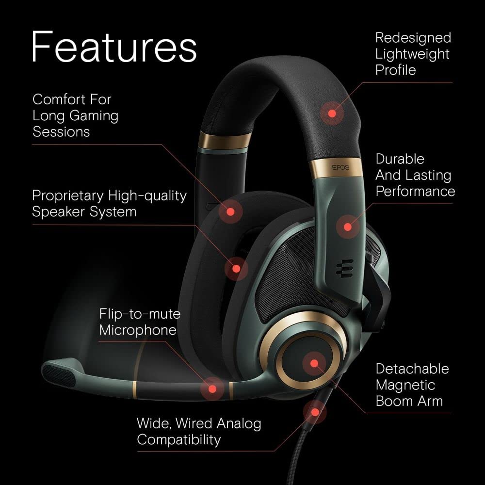 H6Pro Open Green Headset - Test und Angebote - Dettaglio