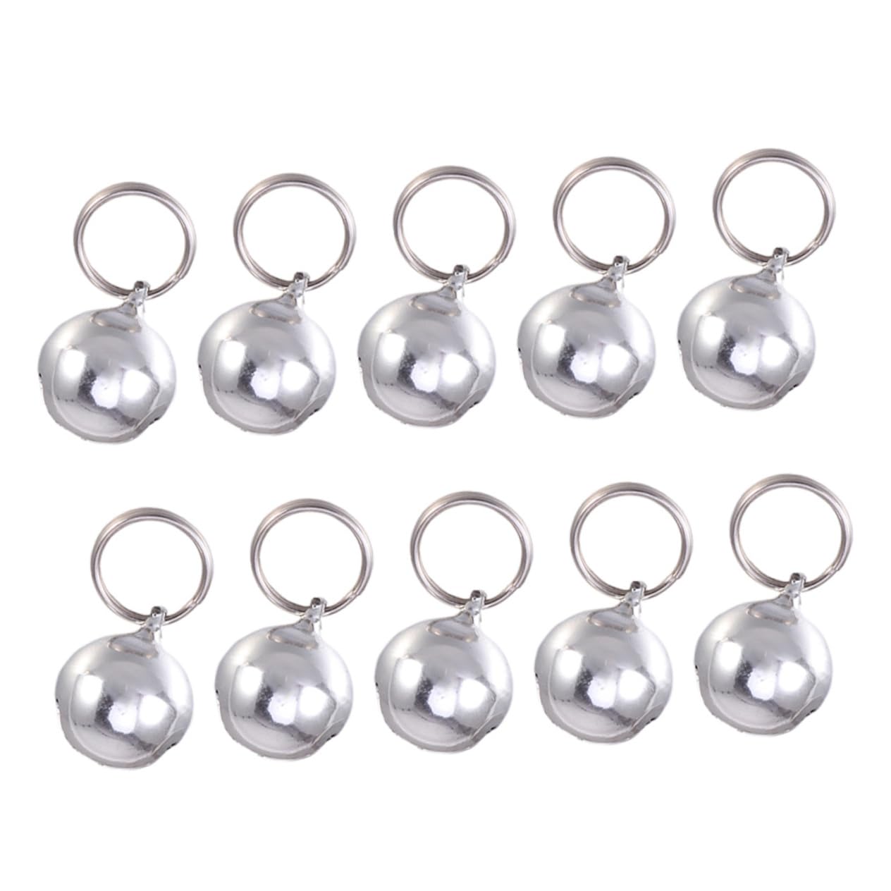 BESPORTBLE 10pcs Pet Small Bells Dog Collar Charm for Cat Puppy 18mm Diy Craft Accessories