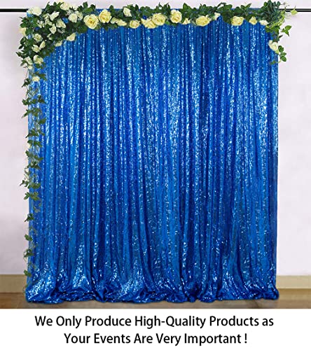 Fondo de lentejuelas azul royal 8FTx10FT miniatura 4