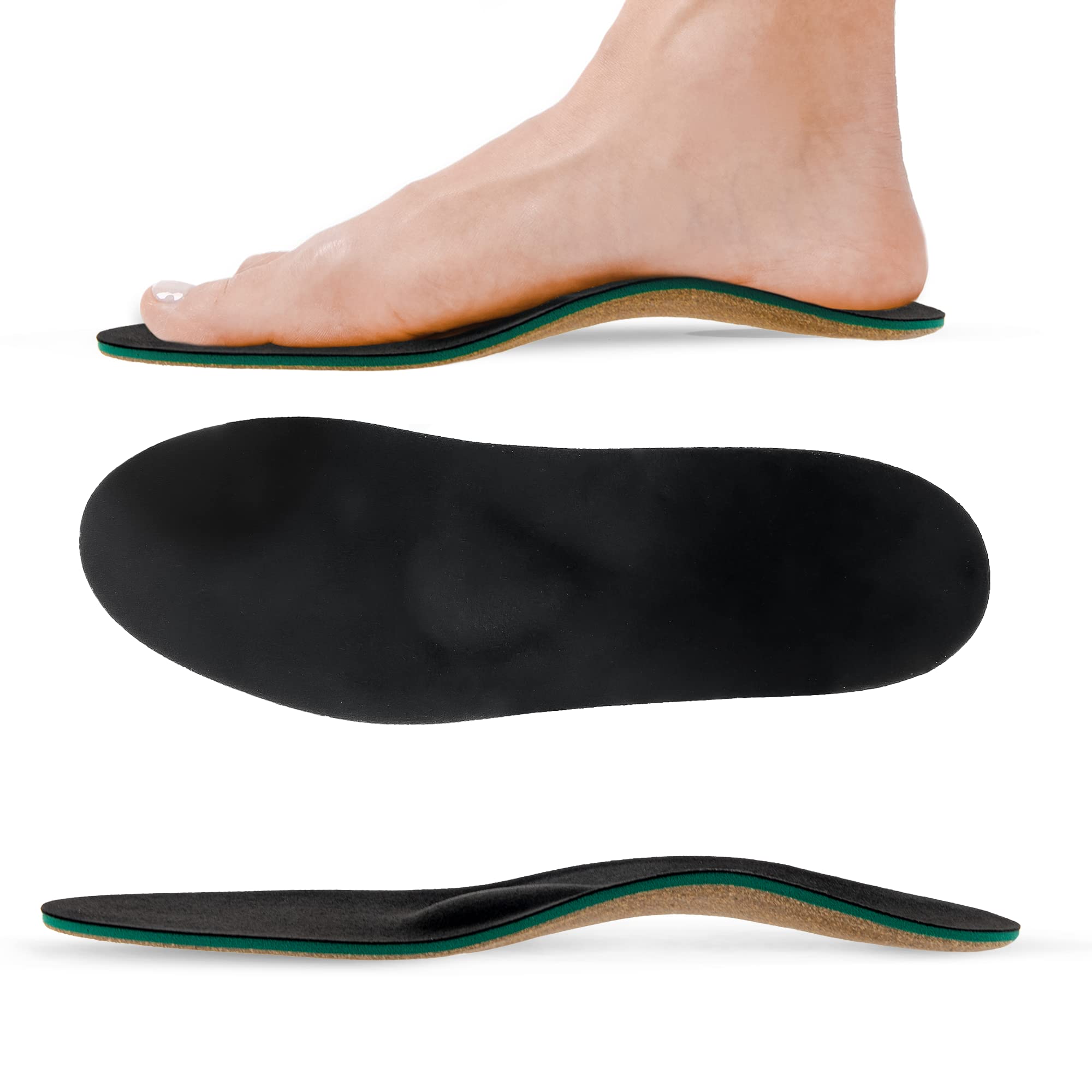 Plantilla ortopédica I 5 mm plantilla para zapatos en arco, pie hueco, pie expandido y espolón calcáneo, bóveda