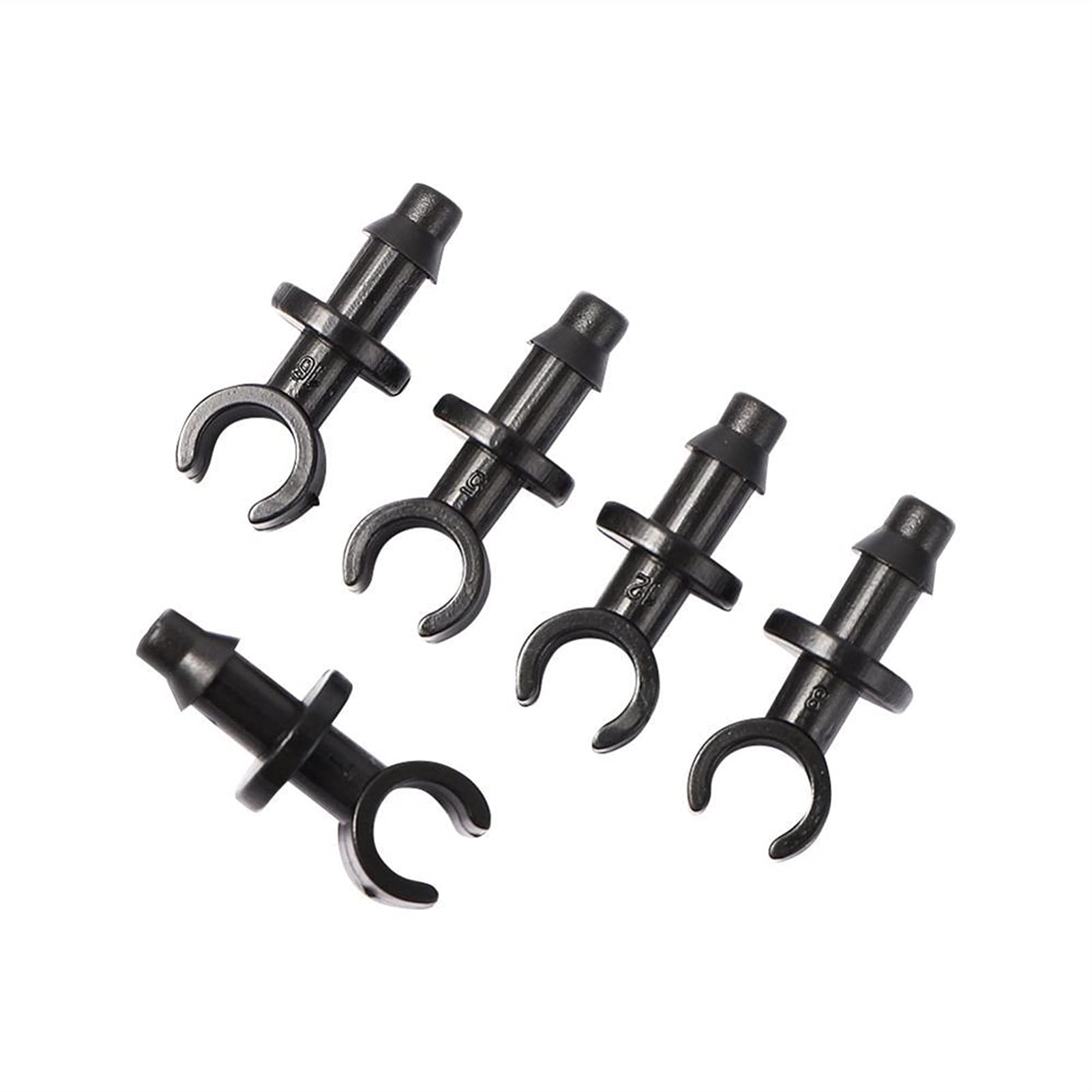 Garden Plumbing 500Pcs 4/7mm Hose End Connectors PE Pipe Plugging Joint Water Seal Garden Drip Irrigation Water Hose Stoppers