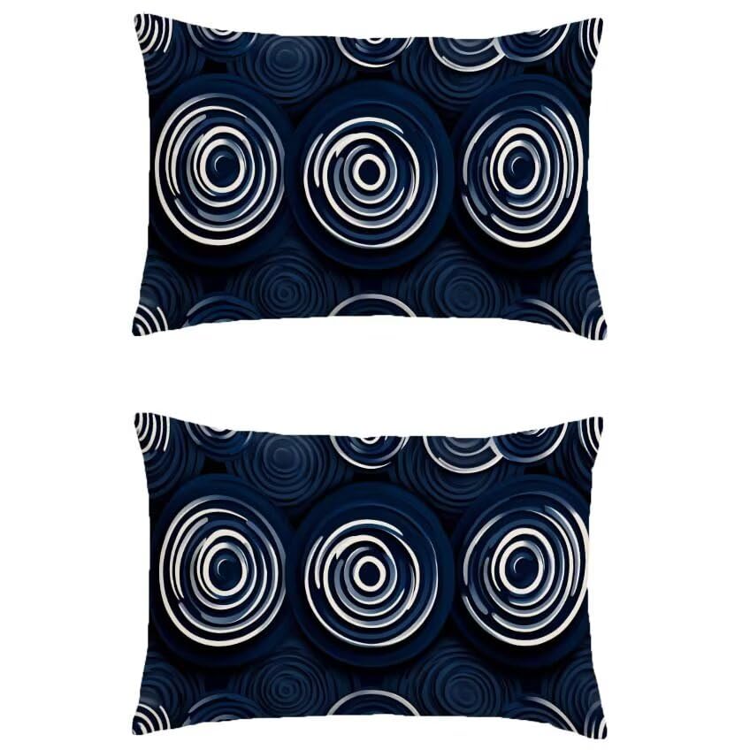 Housse de coussin violette 60x90 lin imperméable pour jardin