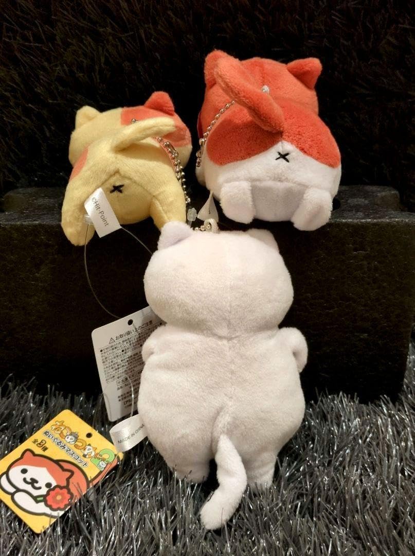 Amazon.co.jp: ねこあつめ2 ぬいぐるみ マスコット 全3種セット ①
