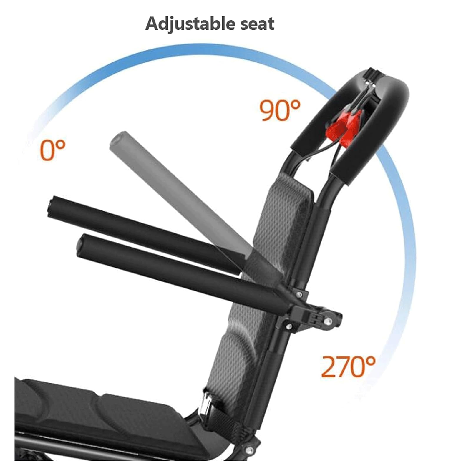 Sillas De Ruedas Sillas De Ruedas Ligeras Y Plegables Silla De Ruedas De Aleación De Aluminio con Frenos De Mano Asiento Ergonómico Silla De Ruedas Manual Ligera