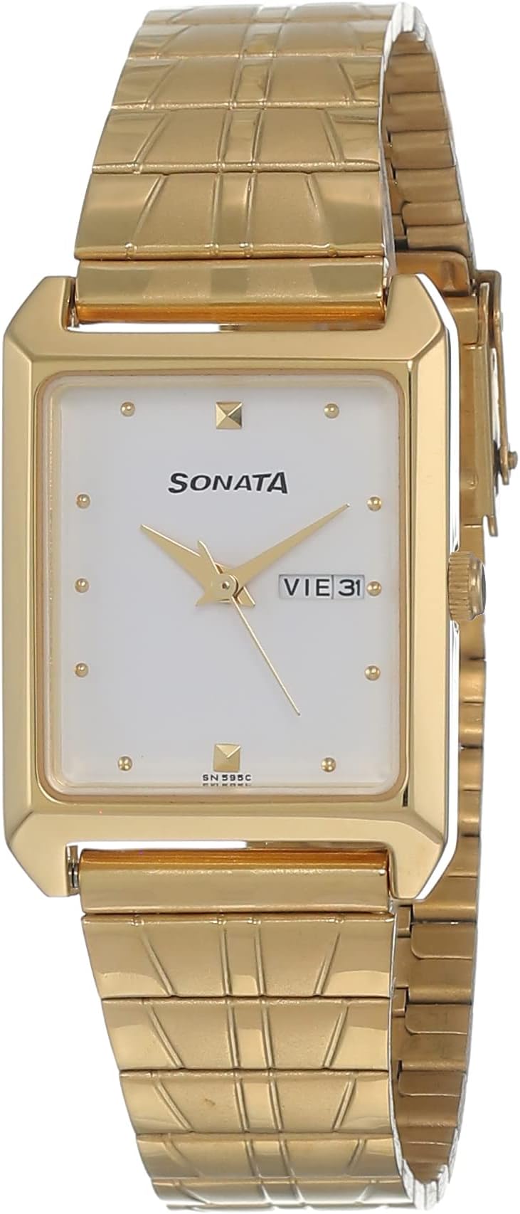 Sonata Analog White Dial Men's Watch-NL7007YM03/NP7007YM03