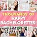 Team Bride Bachelorette Party Cups - Memorable Bach Decorations, Favors, Accessories, Bride Tribe Gifts for Bridesmaids - Decor for Final Fiesta