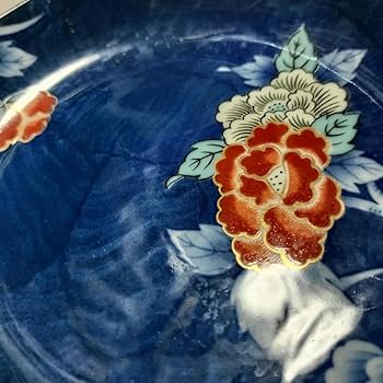 有田焼 秋峰 花彫刻 青い皿 木箱入り　一箱5枚入り 有田焼 秋峰 お皿5枚セット お値下げ中！ - メルカリ