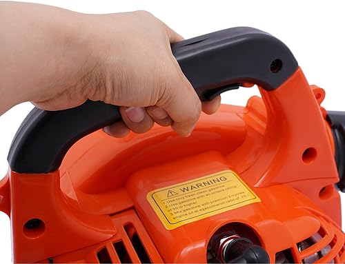 Miniatura 6 de Soplador de hojas de mano a gas - Barredora de césped de gasolina de 2 tiempos de 25.4 CC para cuidado del césped, soplado de nieve y limpieza de
