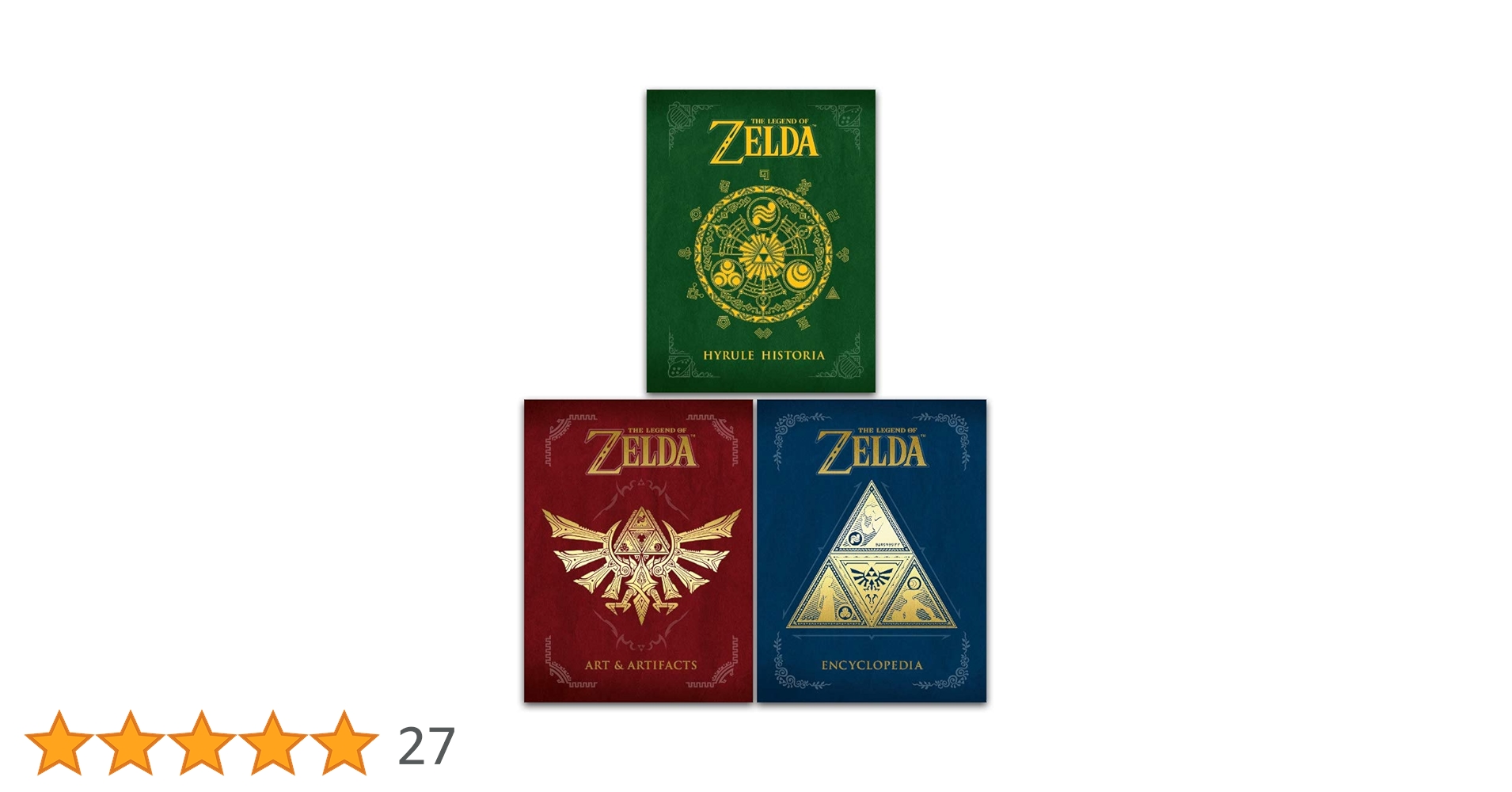 The Legend of Zelda Collection 3 Books Set - Hyrule Historia