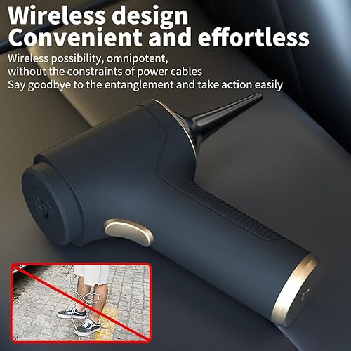 Miniatura 8 de Aspiradora de mano para automóvil, aspiradora de 12000 Pa y plumero de aire, aspiradoras de automóvil con la mejor succión inalámbrica para