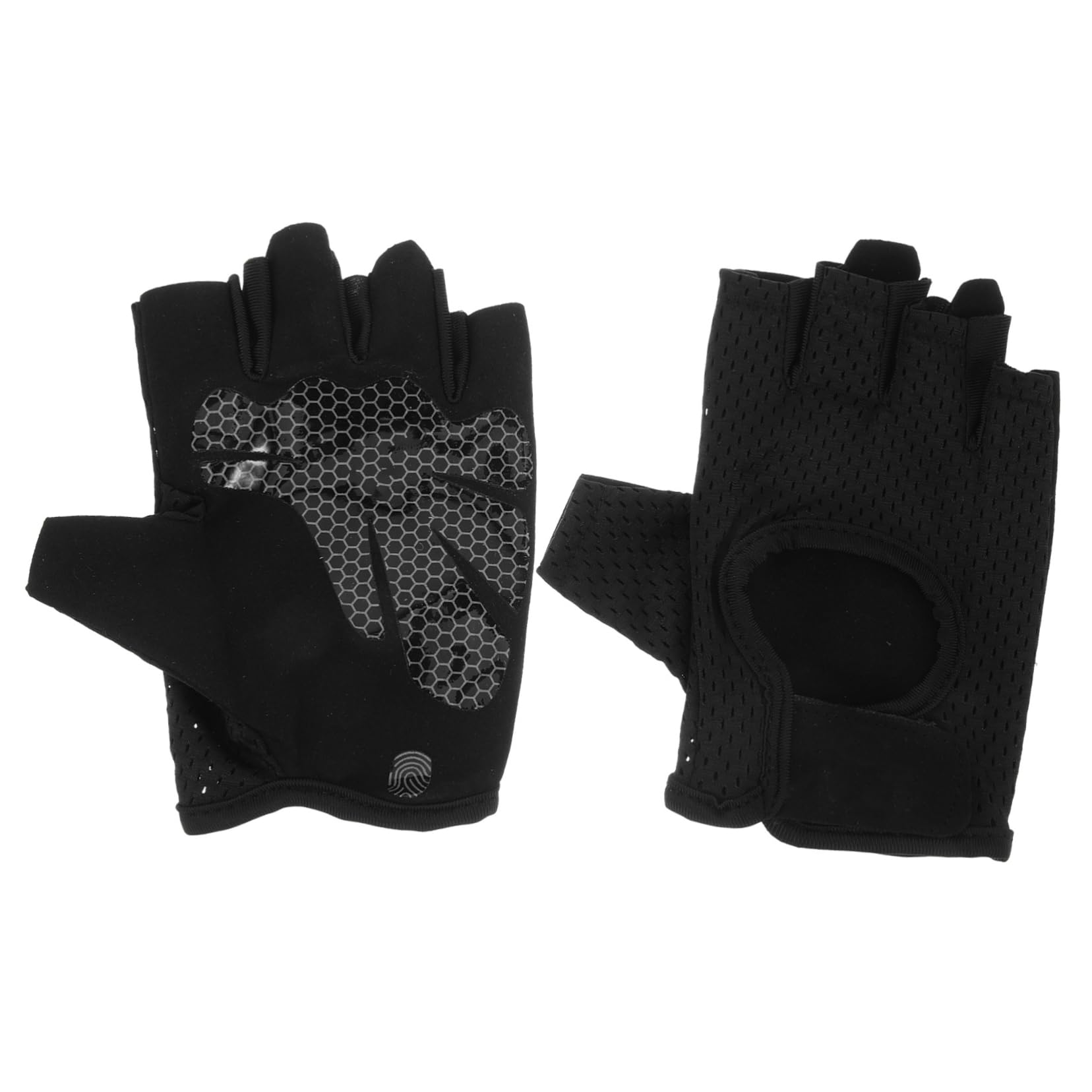 GOOHOCHY 1Pair Riding Gloves for Men Women Black Mountain Bike Gloves Shock Absorbing Sweat Absorbent Durable Outdoor Riding Gear for Cycling Mountain Biking