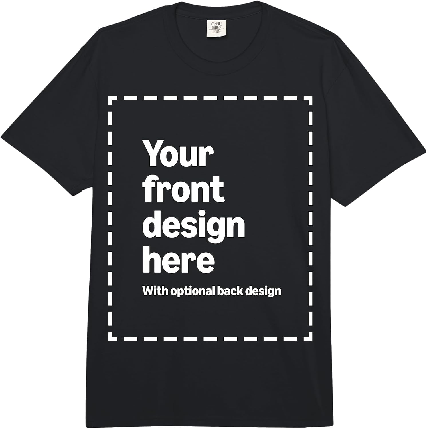 Custom Front & Back Comfort Colors Adult Heavyweight T-Shirt