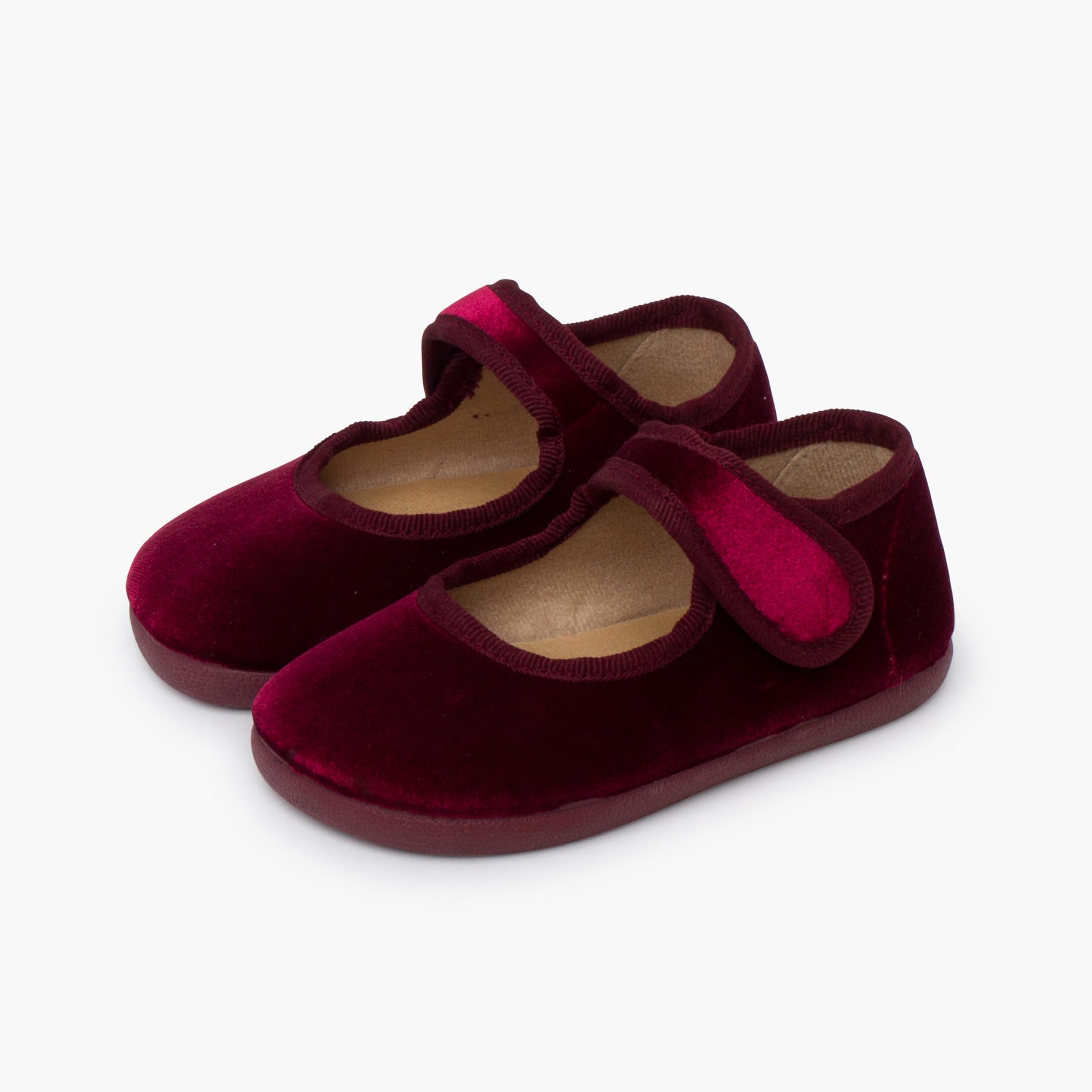 Pisamonas Merceditas Barefoot Terciopelo Tira Adherente