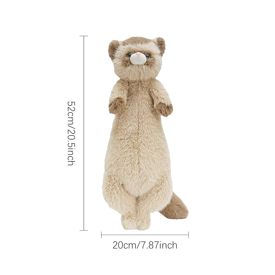 Amazon.co.jp: ncba フェレットのぬいぐるみ,フェレットの