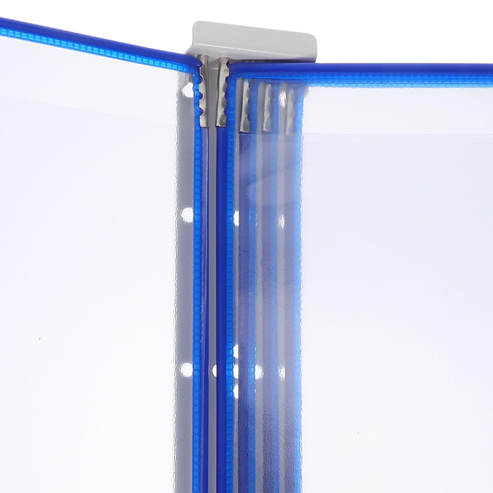 Organizador de Archivos de Pared 5 Bolsillos, Hierro PVC Azul
