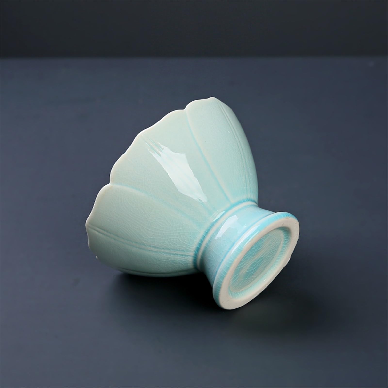 Sottovasi per Piante Vassoio Decorativo for Interni ed Esterni in Ceramica in Stile Cinese con Base for composizioni Floreali
