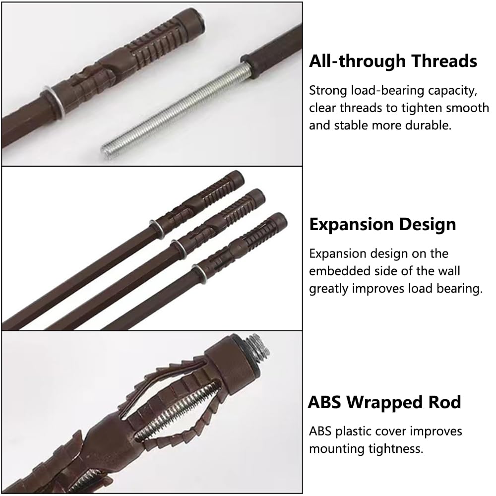 Lot De 2 Supports D'étagère Flottants Supports Muraux Triangulaires