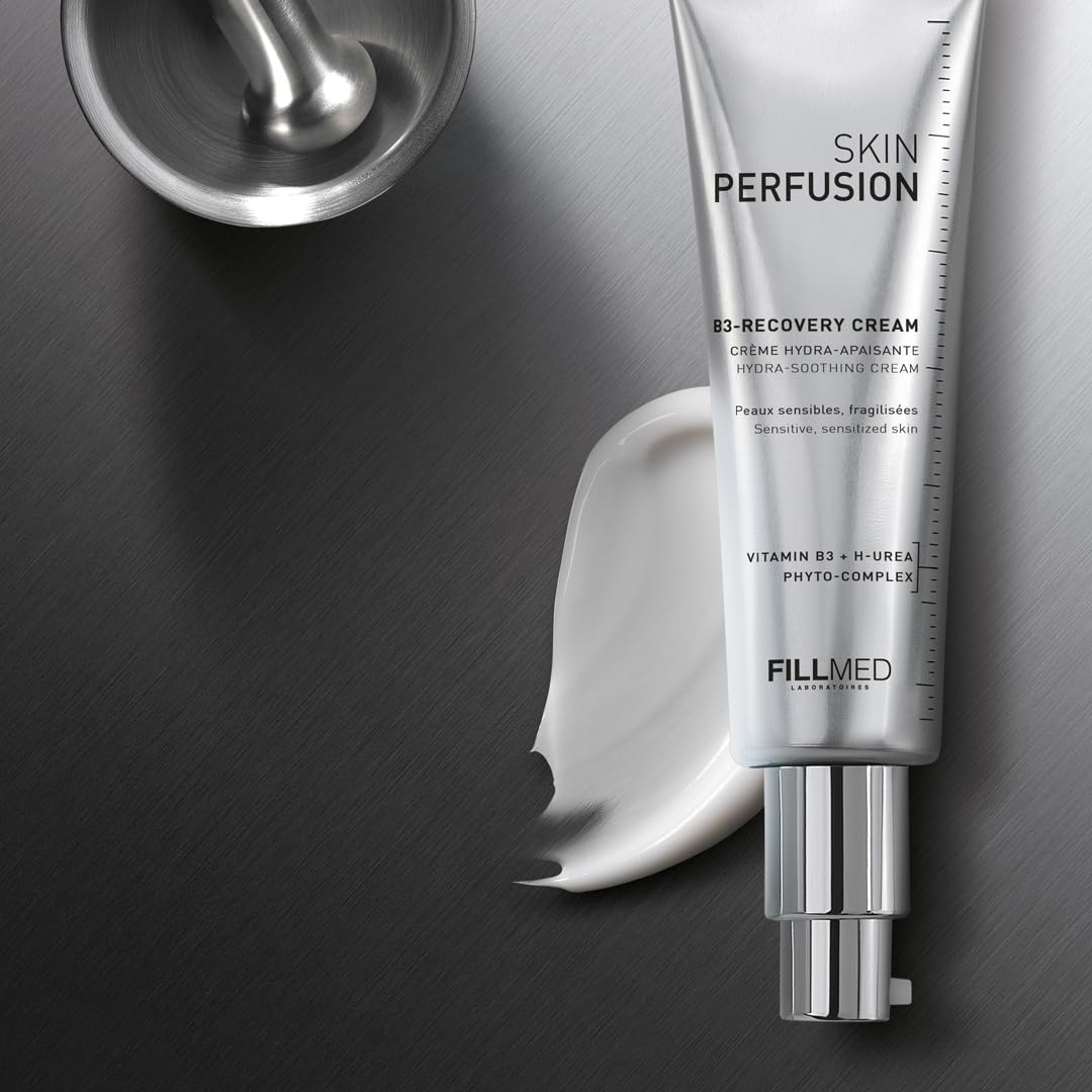 Fillmed Skin Perfusion B3 Recovery Cream 50ml, Crema Viso con Niacinamide per Pelle Sensibile e Idratazione Quotidiana