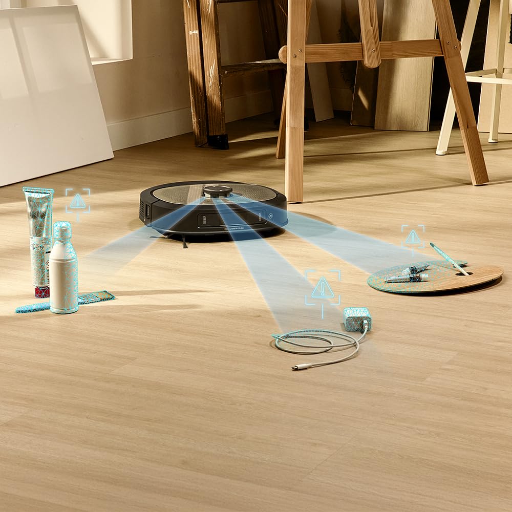 Cecotec Robot Aspirapolvere e Lavapavimenti con Stazione Autovuotante, IA e Laser Conga Z100 X-Treme. Navigazione Laser e Intelligenza Artificiale, 20000Pa, Lavaggio Professionale, Mocio XXL