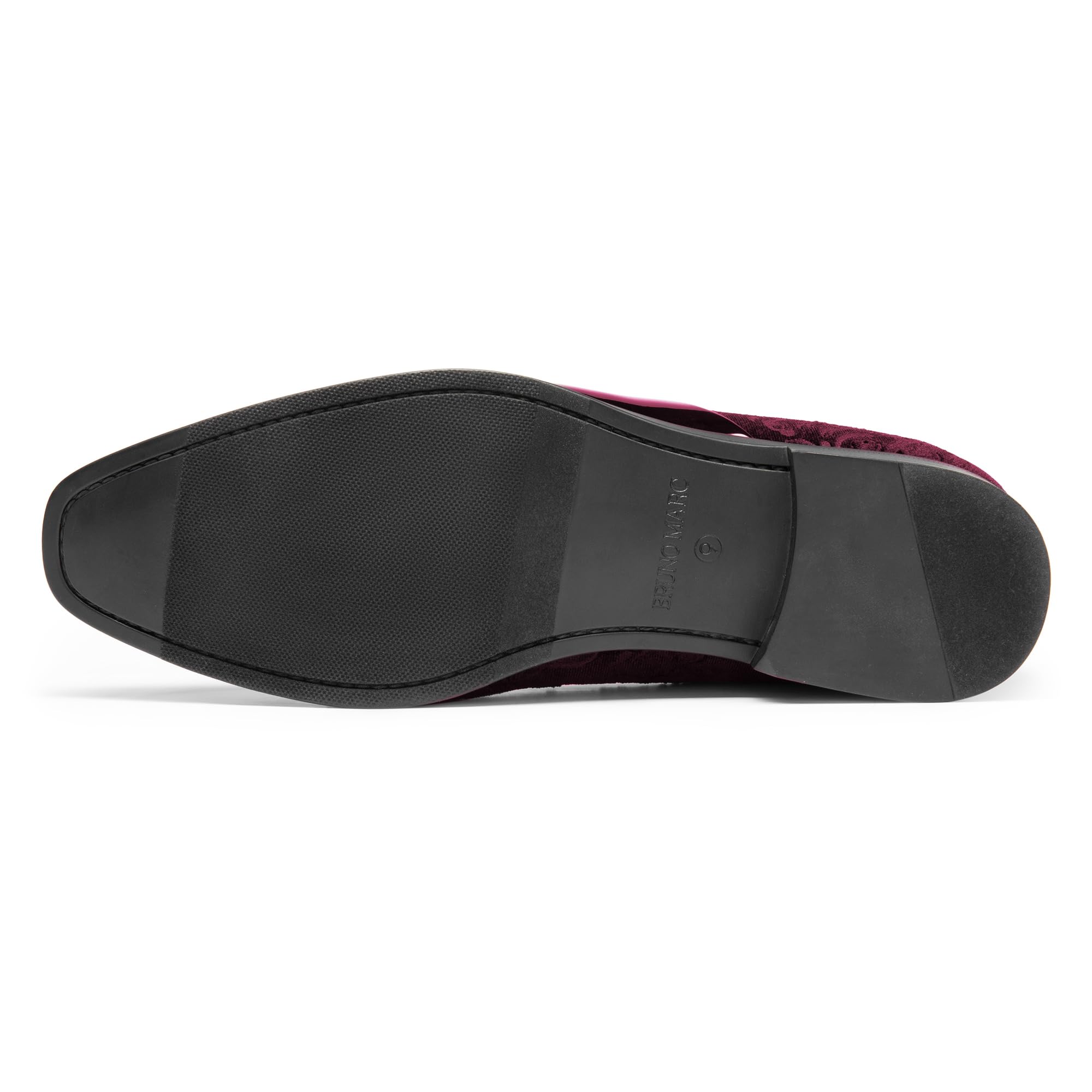 Bruno Marc Scarpe da smoking da uomo, classiche, in velluto, con lacci, stile Caden Oxford
