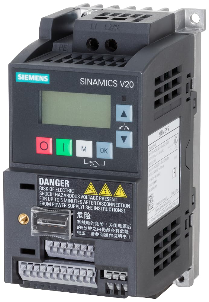 Siemens Frequenzumrichter 6SL3210-5BB13-7UV1, 0,37 kW, 200-240 V