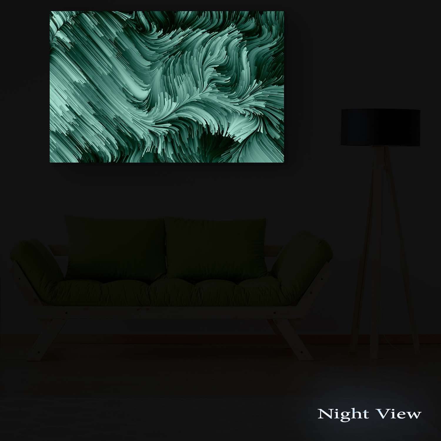 Startonight Impression Sur Toile Monde Imaginaire, Tableau Abstrait - Decoration Murale Salon Moderne - Image Sur Toile - Grande 80 X 120 Cm Idée Cadeau Élégante Et Originale Effet Lumineux Nocturne