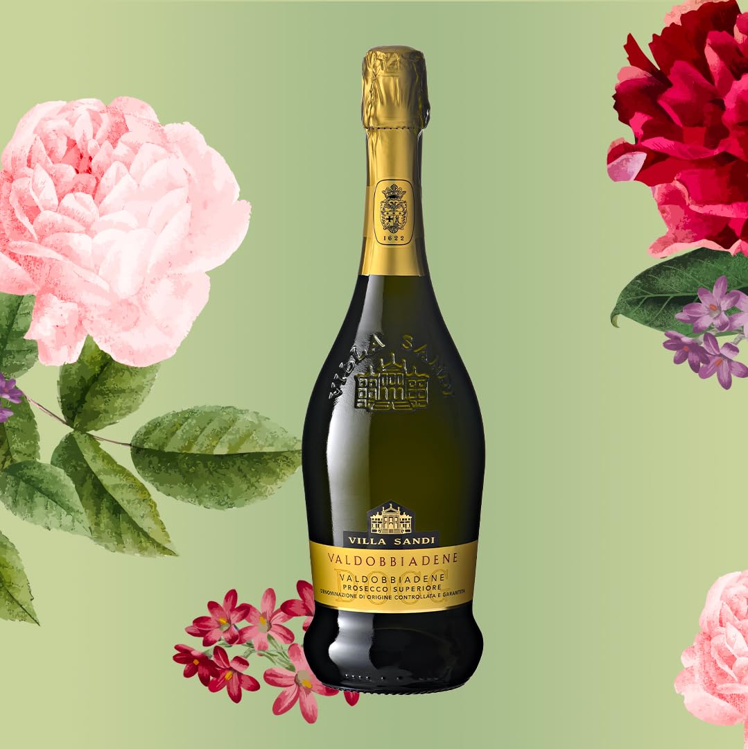 Villa Sandi Valdobbiadene Prosecco Superiore DOCG Extra Dry Spumante 75 cl - 750 ml (Confezione da 6)