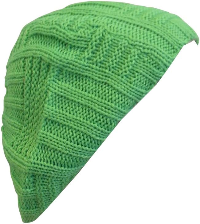 Neon Beret Knit Berets Tam