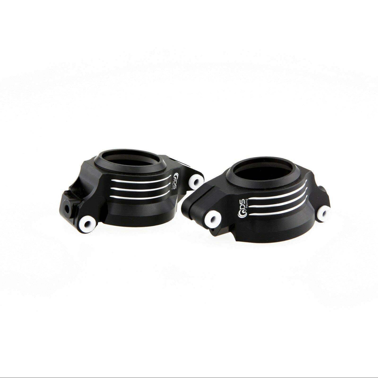 GDS Racing Aluminum C-Hubs Caster Blocks Black for Traxxas X-MAXX RC Monster Truck (Pair)