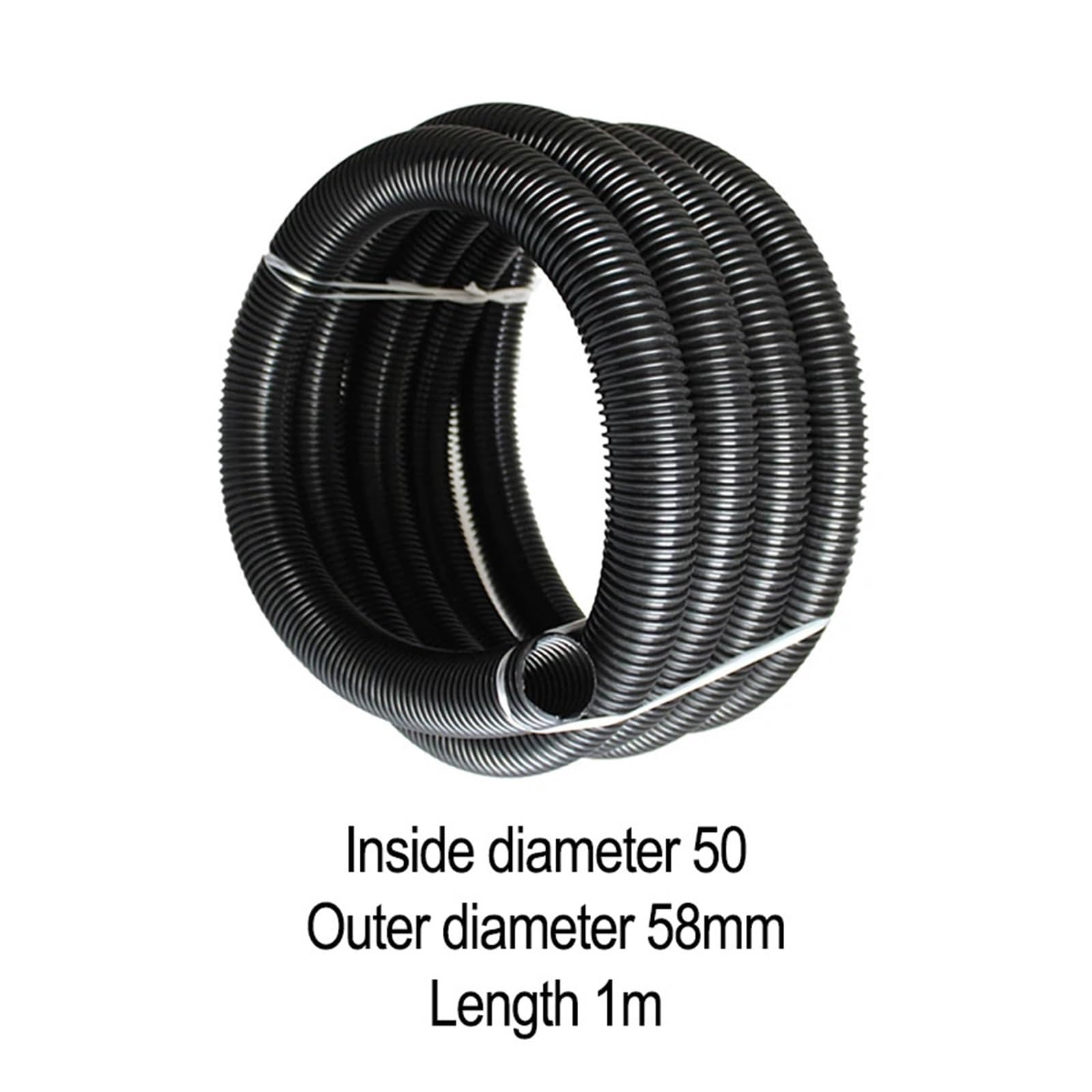 1 tubo flessibile for aspirapolvere EVA da 1 m, diametro interno 50 mm, ricambio for aspirapolvere, accessori for elettrodomestici