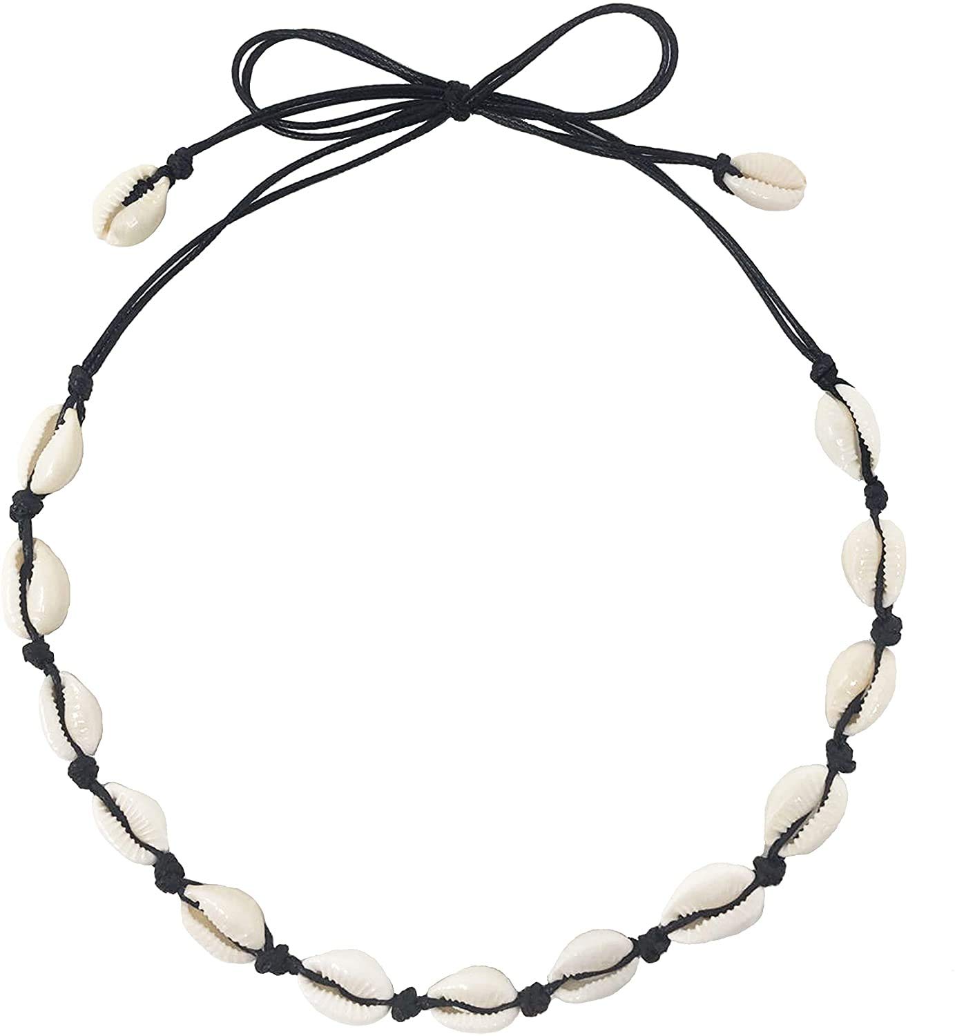 See full amazon price history chart for El Regalo Bohemian Style Cowrie Shell Beads Collar Choker Necklace for Girls & Women | Retro Style Cowrie Sea Shell Handmade Beach Choker Necklace (Black Knot) El Regalo Bohemian Style Cowrie Shell Beads Collar Choker Necklace for Girls & Women | Retro Style Cowrie Sea Shell Handmade Beach Choker Necklace (Black Knot) (B0868K8RY4) Amazon Price History, Amazon Price Tracker