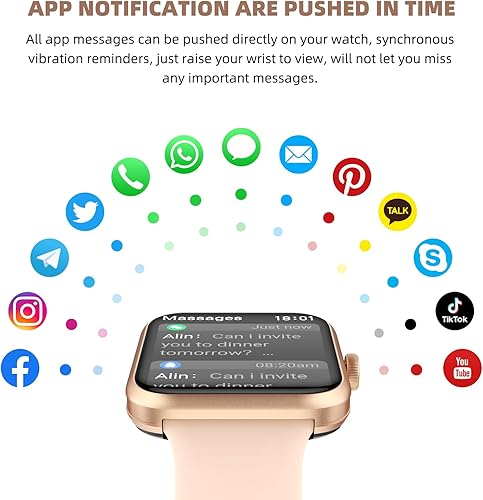 Miniatura 2 de 1.81"Smart Watch for Men Women with Bluetooth Call, Smartwatch for Android iOS Phone with Blood Oxygen Heart Rate Sleep Monitor, Fitness Tracker