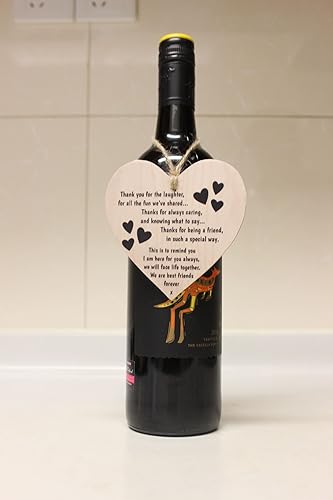 Miniatura 2 de Meijiafei Letrero de madera con diseño de corazón divertido con texto en inglés "I Kiss Better Than I Cook", para colgar en la amistad, regalo de