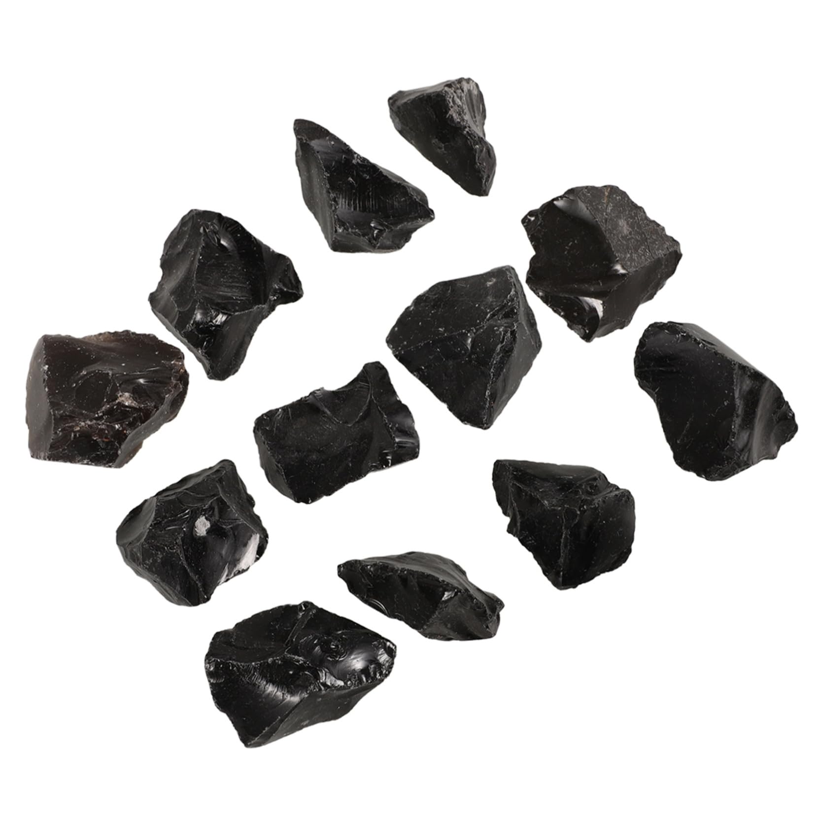 Amazon.co.jp: Cabilock 天然黒曜石原石 2-3cm 300g 砕石 天然石 くり 