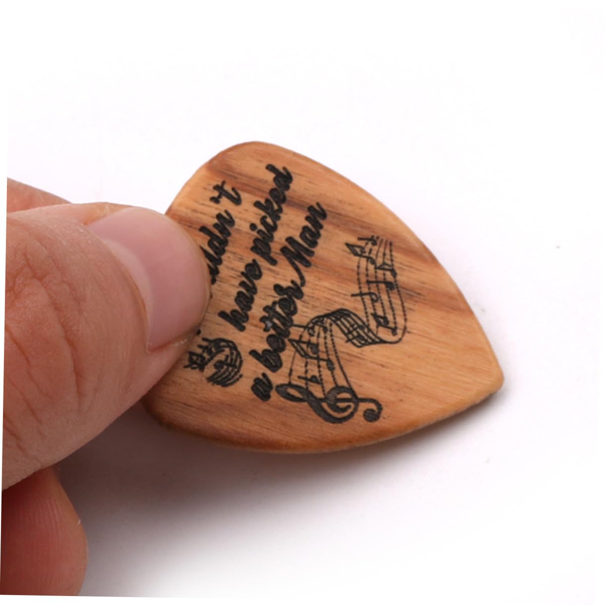 Toyvian 3 zestawy uchwytów do wytrychów gitarowych uchwyt kolekcjonerski do kostki gitarowej spersonalizowane kostki gitarowe walizka na kostki gitarowe pojemnik drewniany osobowość