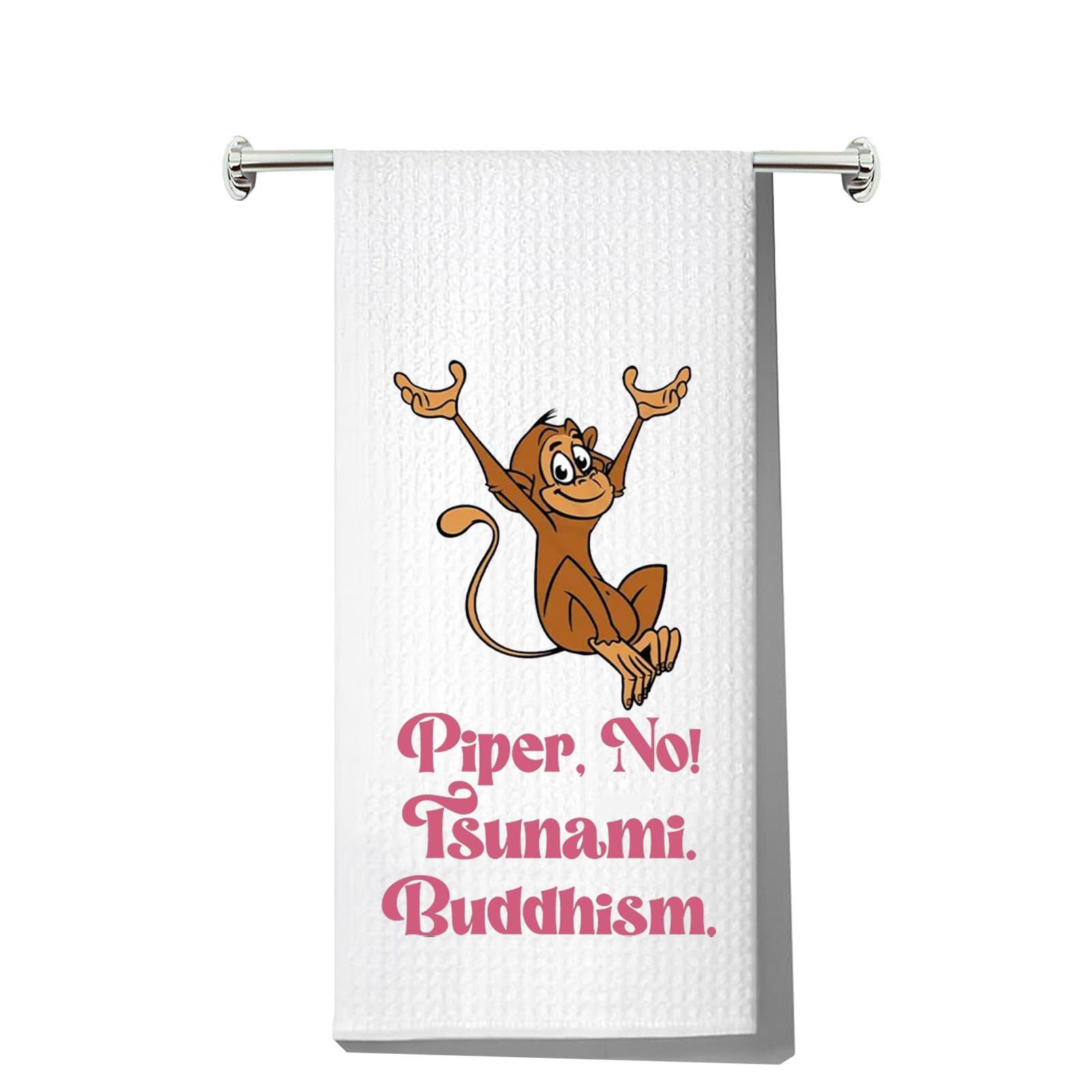 Serviette de cuisine Lotus Monkey linge de maison absorbant et lavable pour la vaisselle