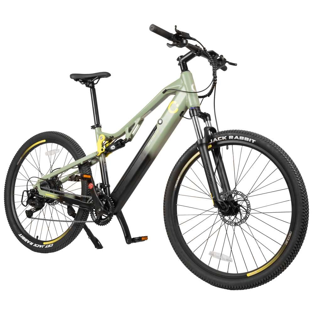 Cecotec Bicicleta Eléctrica de Montaña Mountain Millor. Ruedas de 27,5", 90Km de Autonomía, Doble Suspensión, Cambio Shimano 18 Velocidades y Doble Disco de Freno Hidráulico