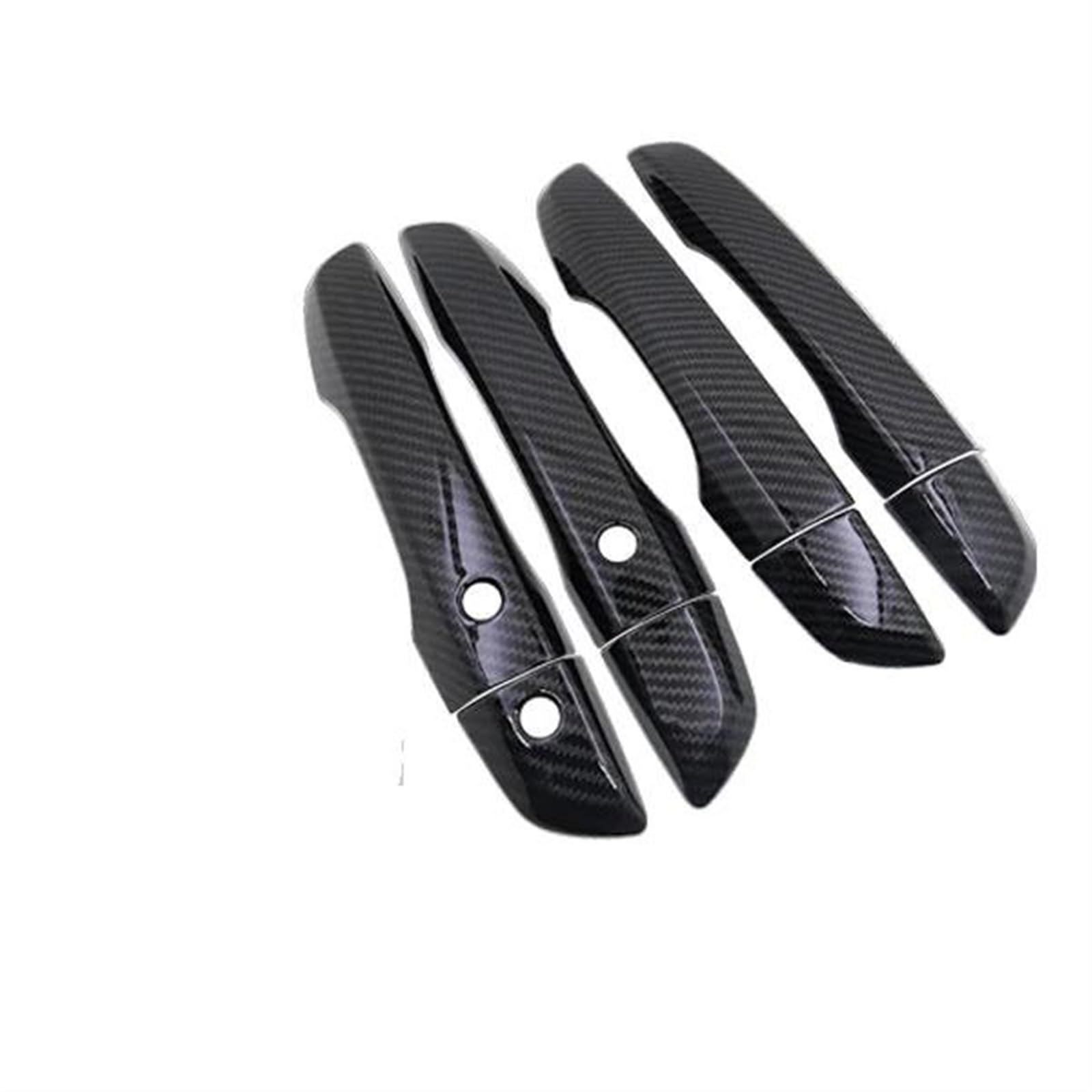 NOHEEU Car Exterior Door Handle Trim Cover Parts for Civic 10 FC FK FC1 FC2 FC5 FK4 FK7 2016-2019(Style 2)