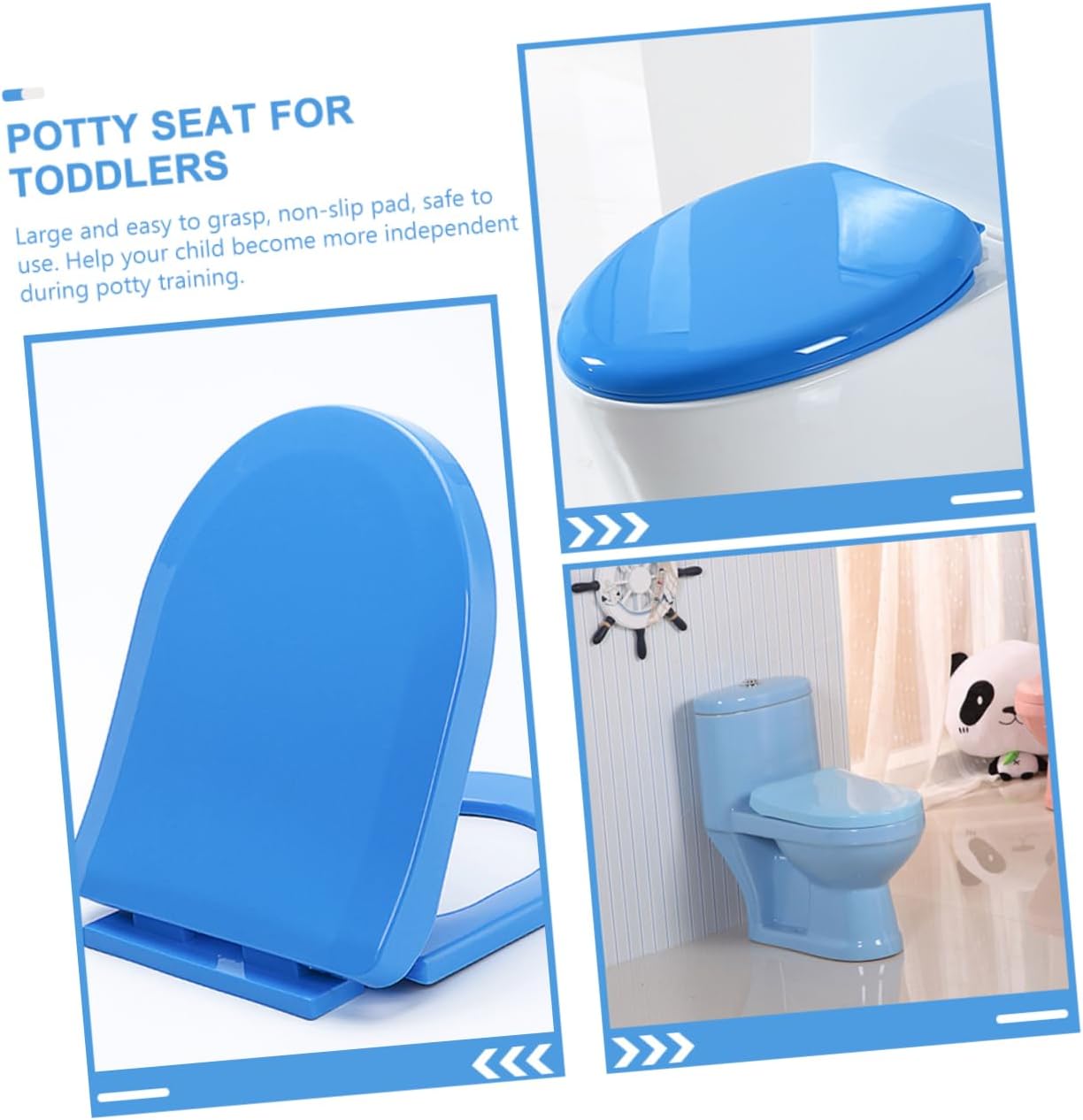 Unomor Child-friendly Toilet Seat Easy to Assemble Toddler Potty Training Washable Seat c