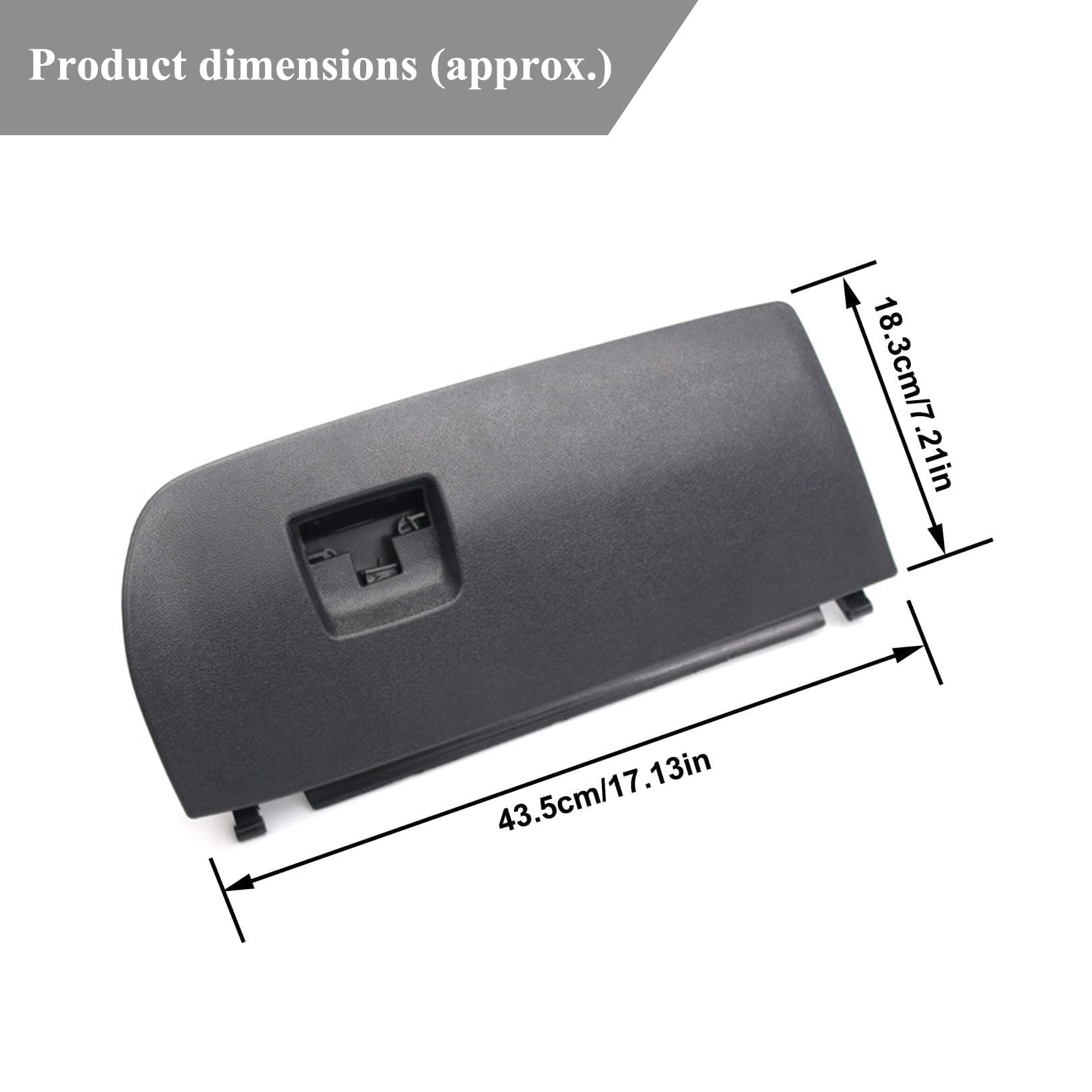 Amazon.com: NLQR 51166839000 51169242086 Black Dash Glove Box Door 